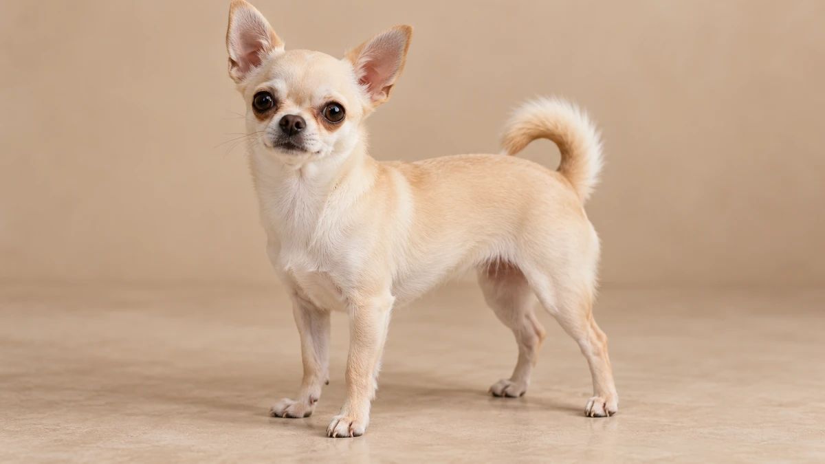 Chihuahua köpek — krem renk